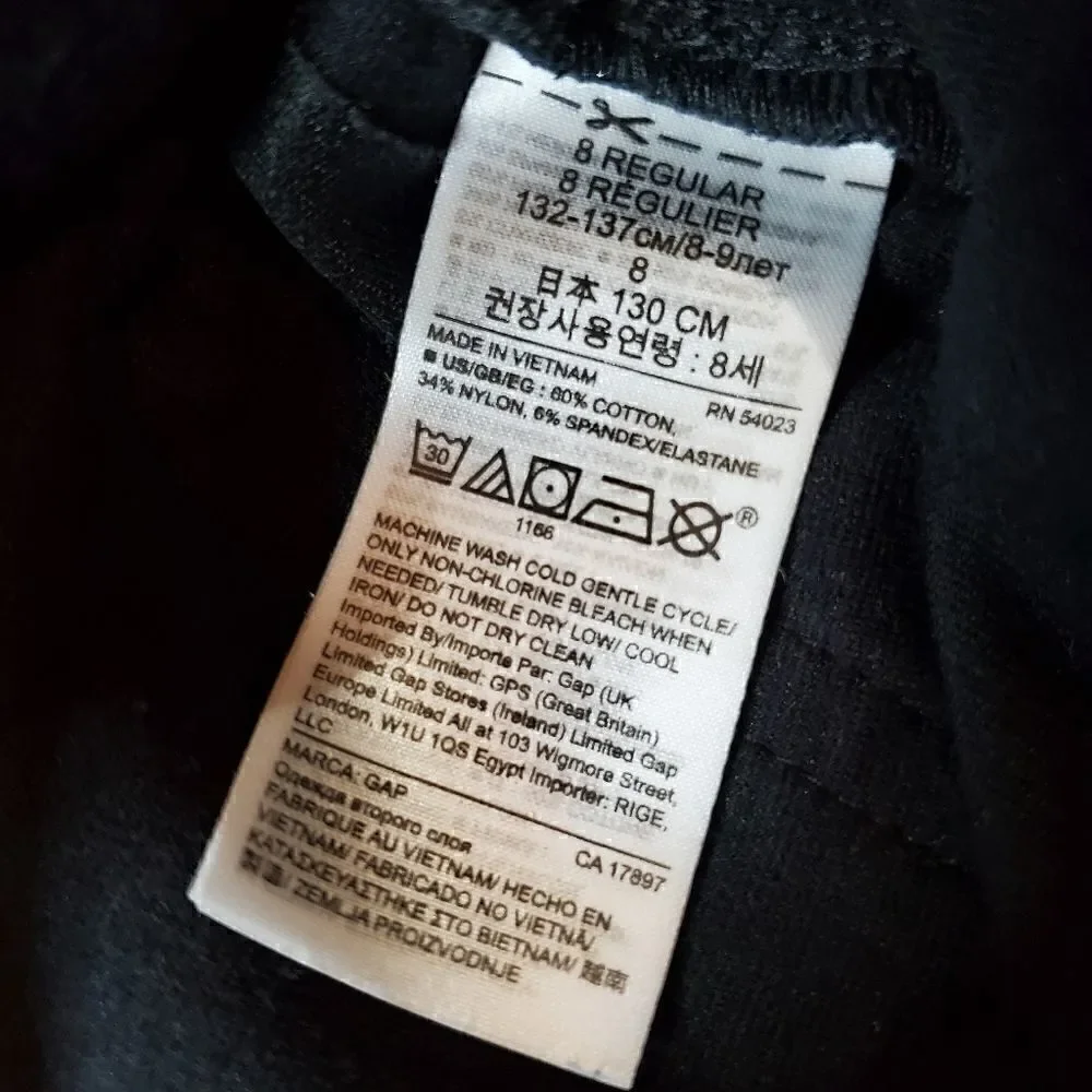 GAP KIDS Leggings - Sz. 8 Regular